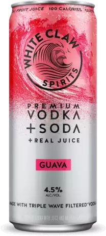 S White Claw Spirits Vodka Soda Guava Single