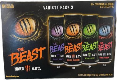 Monster Energy The Beast Unleashed Variety Pack