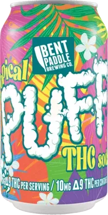 Bent Paddle Puff Tropical Soda 10mg Thc