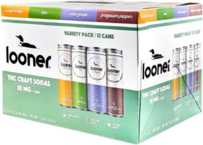 Looner Thc Soda Variety 10mg 12p