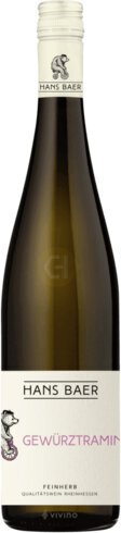 Hans Baer Gewurtztraminer White Wine
