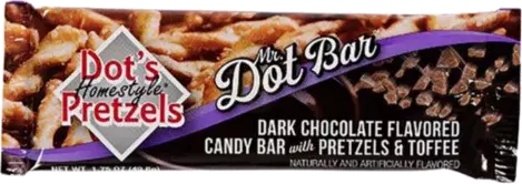 Dot's Pretzels Mr Dot Bar Dark Choc