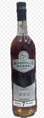 Nashville Barrel Co Rye 7yr Small Batch Cask Strength
