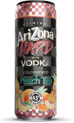 Arizona Hard With Vodka Cold Brewed Peach Tea
