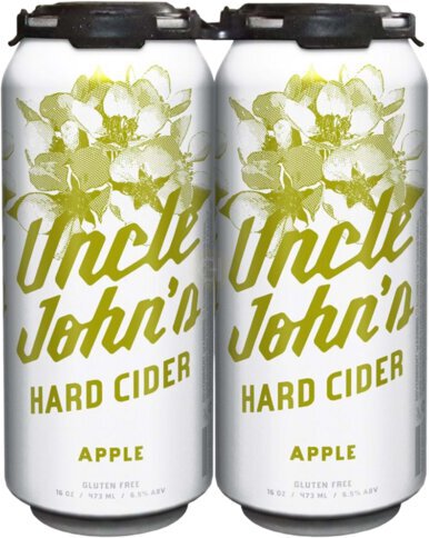 Uncle John Apple 4 Pack Can