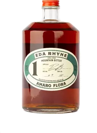 Eda Rhyne Distillery Amaro Flora Herbal Liqueur Mountain Bitter