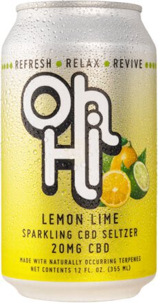 Oh Hi Lemon Lime Cbd Seltzer Single