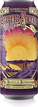 Superstition Meadery Electric Sunrise Carbonated Mead W Sangiovese Grape Juice