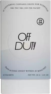 Off Duty 5mg Thc & 5mg Cbd Cannabis Shot Non Alcoholic
