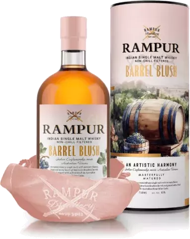 Rampur Single Malt Barrel Blush Whisky