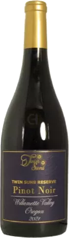 Twin Suns Reserve Willamette Valley Oregon Pinot Noir