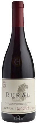 Rural Wine Pinot Noir Eagle Peak Mendocino County