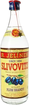R Jelinek Slivovitz Gold Plum Brandy Year Brandy Kosher Czech Republic