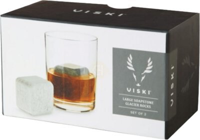 Large Glacier Rocks Soapstone Cubes By Viski