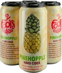 2 Fools Cider Pinapp 4/16ozcan