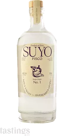 Suyo No Quebranta Single Origin Limited Small Batch Pisco
