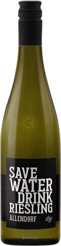 Weingut Fritz Allendorf Rheingau Save Water Drink Riesling Dry