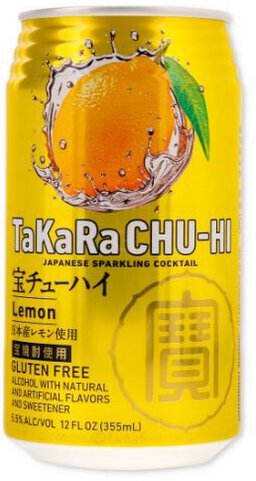 Takara Chu Hi Lemon Soju Highball Cocktail