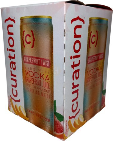 Curation Grapefruit Twist Vodka Seltzer 4pc