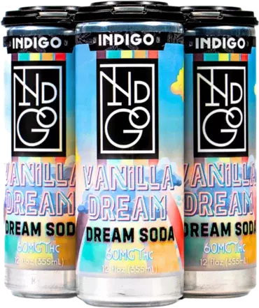 Indigo 60mg Vanilla Dream Soda 12zc