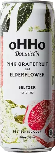 Ohho Pink Grapefruit Elderflower 3mg Thc Cbd