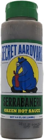 SECRET AARDVARK SERRABANERO GREEN HOT SAUCE