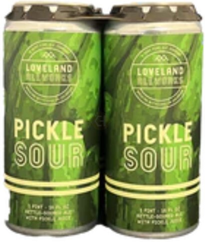 Loveland Aleworks Sour Pickle Beer