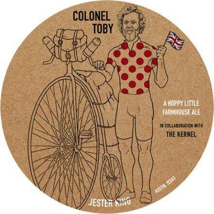 Jester King Colonel Toby Hoppy Farmhouse Ale