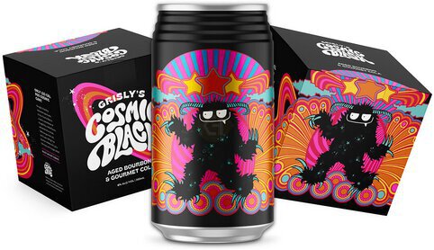 Grisly's Cosmic Black Aged Bourbon & Gourmet Cola