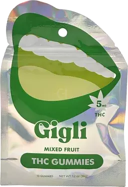 Gigli Mixed Fruit Gummies 5mg Thc 10pcs 50mg
