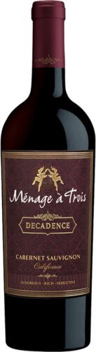 Menage A Trois Cabernet Sauvignon Decadence