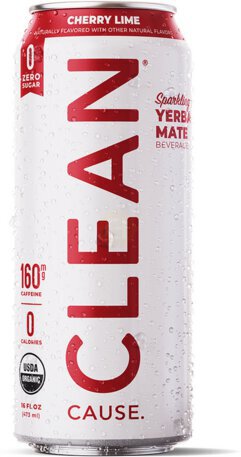 Clean Cause Cherry Lime Yerba Mate