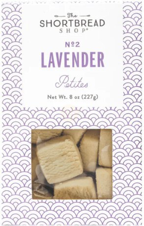 The Shortbread Shop Lavender Petite Cookies