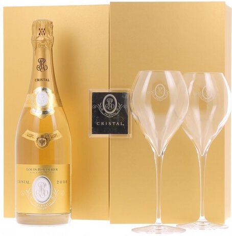 Louis Roederer Cristal Brut Glasses Gift Set