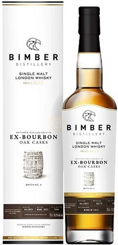 Bimber London Single Malt Ex Bourbon Single Malt Whisky Batch