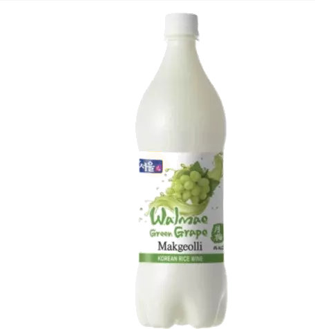 750ml Korean Walmae Makkoli Green Grape Rice Wine Gol Eg