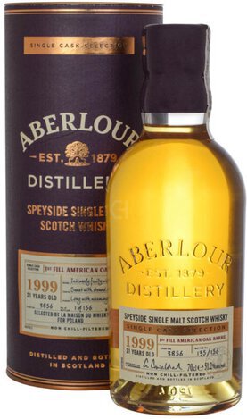 Aberlour 21yr Single Malt 1st Filled American Oak