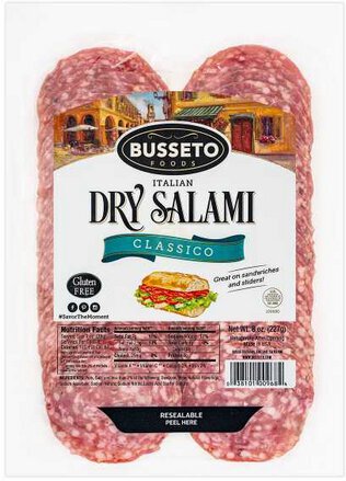 Busseto Italian Salami Sliced