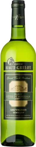 Chateau Haut Grelot Blanc Blaye Cotes De Bordeaux Premier Cuvee