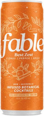 Fable Cbd Thc Na Cocktail Best Zest 4pc