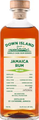 Down Island Jamaican Wp 9yr Worthy Prk Pot Still Rum