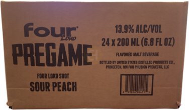 Four Loko Pregame Sour Peach 200ml
