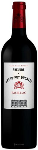 Prelude A Grand Puy Ducasse Paullac Red Bordeaux
