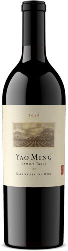 Yao Ming Family Table Napa Valley Red