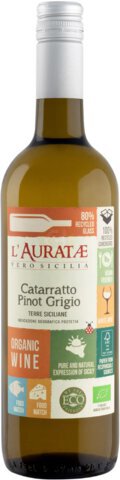 L'auratae Organic Vegan Catarratto Pinot Grigio Terre Siciliane