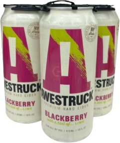 Awestruck Blackberry W Lime Hard Cider