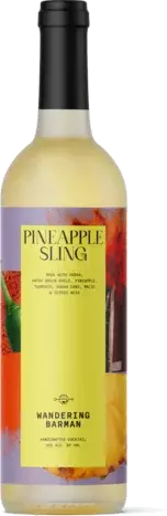 Wandering Barman Fomo Organic Vodka Pineapple Sling