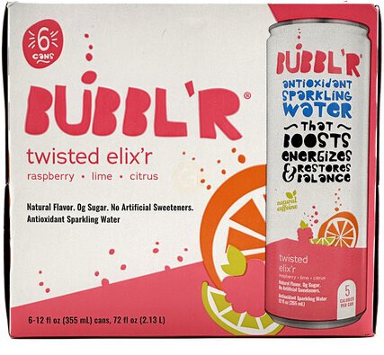 Antioxidant Sparkling Water Twisted Elixir