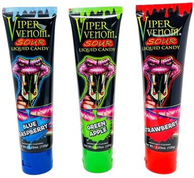 Viper Venom Sour Liquid Candy Raspberry Apple