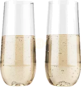 Flexi Flexi Stemless Champagne Flute True Set Of 8 Oz